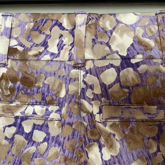 New York & Company, 0, Purple Rust Scale, Slim Leg Crop Pant & Free matching Top - Picture 8 of 12